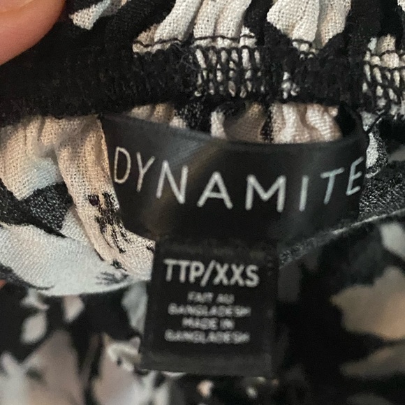 Dynamite XXS cropped tie top part of a matching set (bottoms also on my page)! - Picture 7 of 7